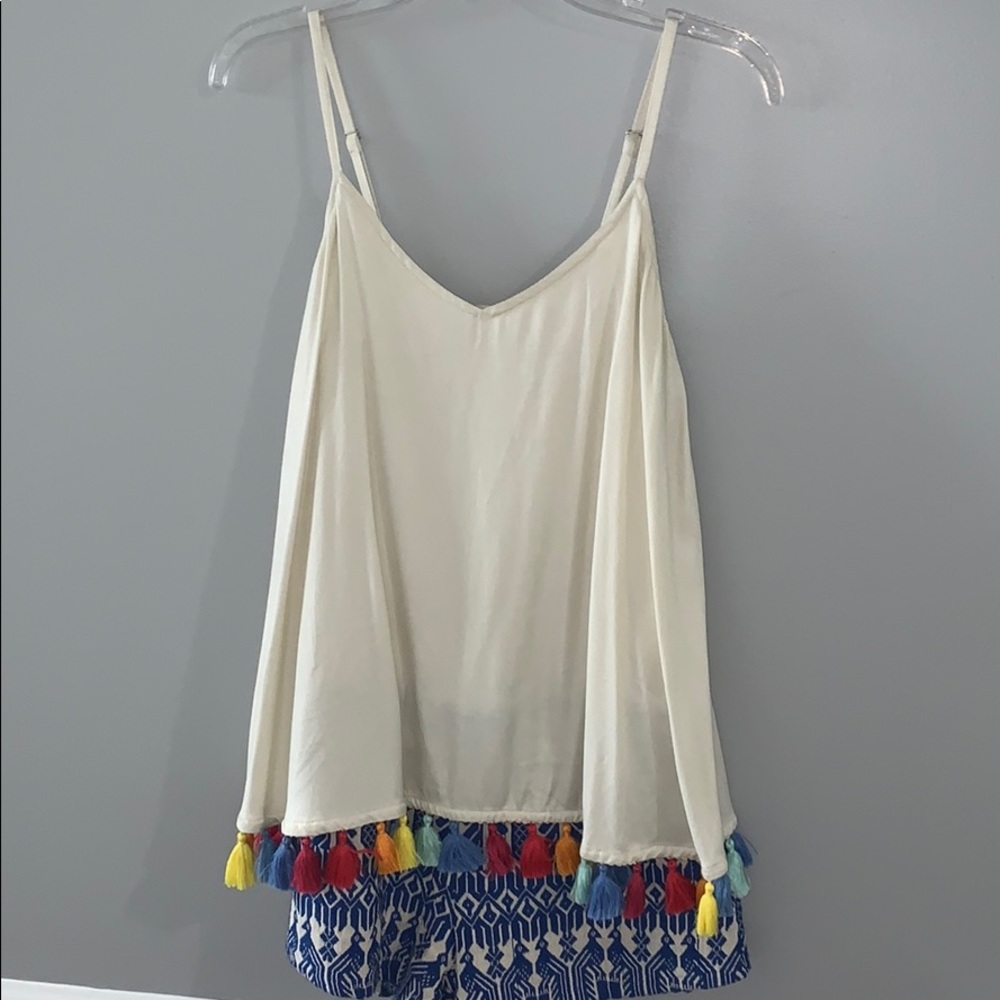 Judith March Tassel Romper - Picture 2 of 4